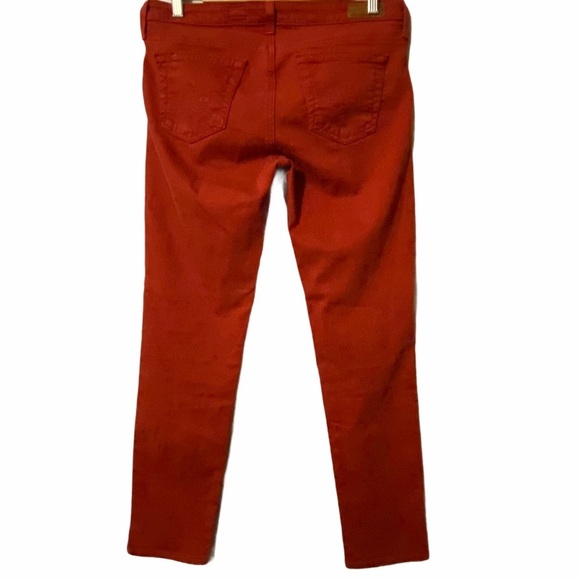 Adriano Goldschmied AG The Stevie Ankle Slim Straight Rust Jeans 29R - Picture 4 of 11